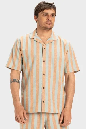 Quiksilver | Mens Sunset Song Short Sleeve Shirt - - Size S at Official Store