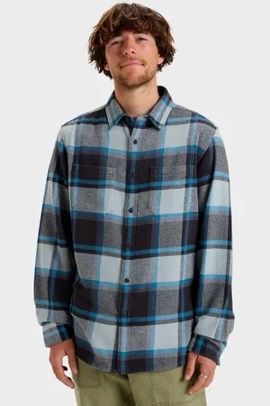 Quiksilver | Mens Dna Flannel Long Sleeve Shirt - - Size M at Official Store