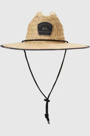 Quiksilver | Mens Waterman Outsider Straw Lifeguard Hat - - Size L/XL at Official Store