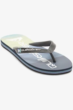 Quiksilver | Mens Molokai Stripe Beach Flip-Flops - - Size 12(45) at Official Store - Only 1 Left
