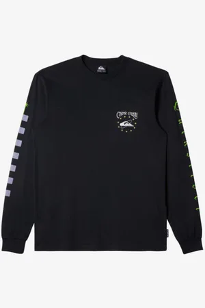 Quiksilver | Mens Cosmic Long Sleeve T-Shirt - - Size M at Official Store - Only 1 Left