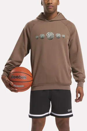 Reebok Basketball Hoodie Utility Brown