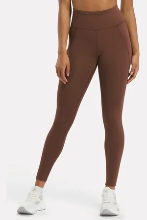 Reebok Lux High-Rise Leggings Unearthed Brown