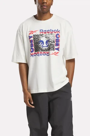 Reebok X Obey Graphic Tee Chalk