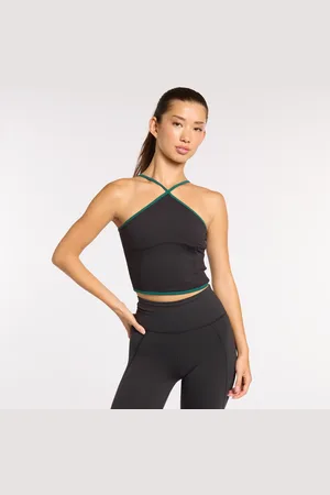 Reebok Criss Cross Tank Black/Collegiate Green