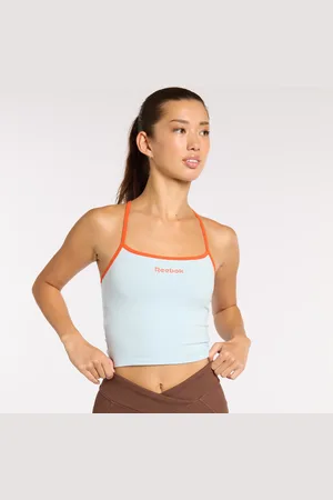 Reebok Layering Tank Soft Blue/ Pump Orange
