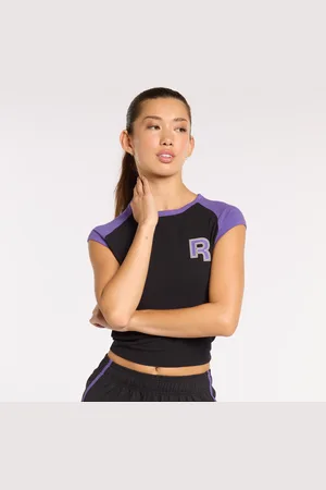 Reebok Ov Raglan Tee Black/ Dynamic Purple