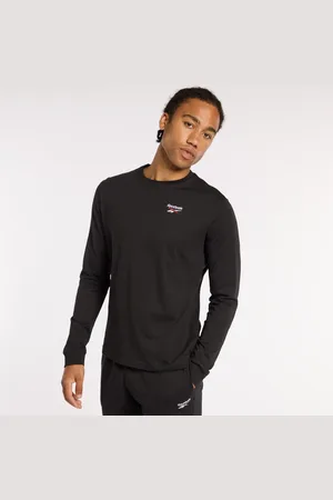 Reebok Idlong Sleeve T-Shirt Black/White/Vector Red
