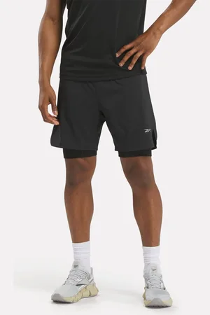 Reebok Running Two-In-One Shorts Black