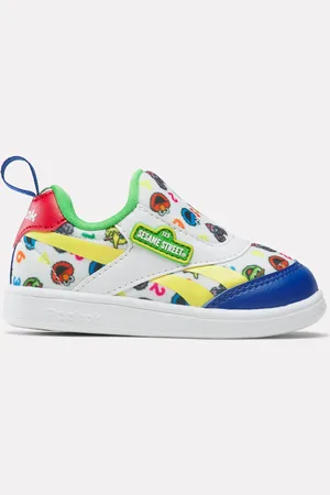 Reebok X Sesame Street Club C Revenge Slip-On White/Green/Yellow