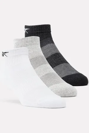 Reebok 3-Pack Sports Essentials Ankle Socks White/Grey/Black