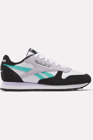 Reebok Classic Leather White/Ai Aqua/Black