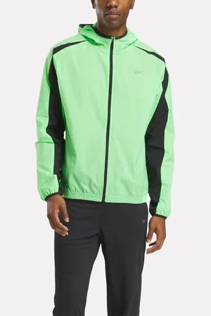 Reebok Running Woven Wind Jkt Solar Lime
