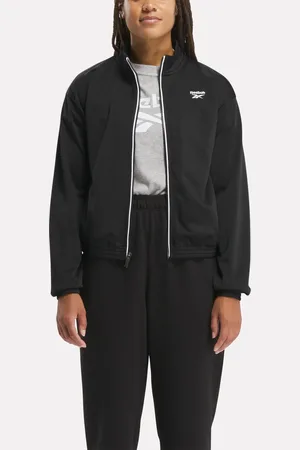 Reebok Identity Back Vector Tricot Track Jacket Black