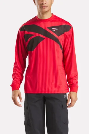 Reebok Ri Cross Check Ls Jersey Vector Red