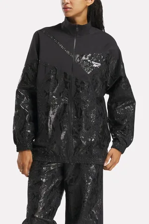 Reebok Hoopwear Warm Up Jacket Black