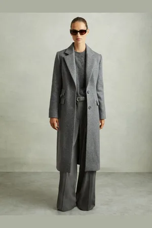 Reiss Amalia Wool-Blend Longline Coat