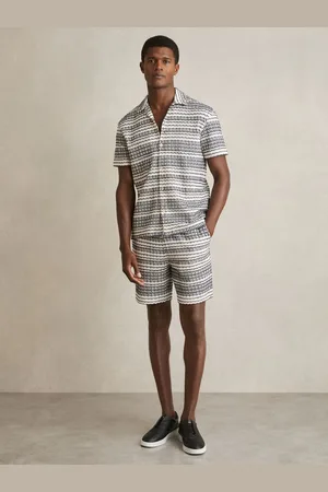 Reiss Haze Crochet Drawstring Shorts