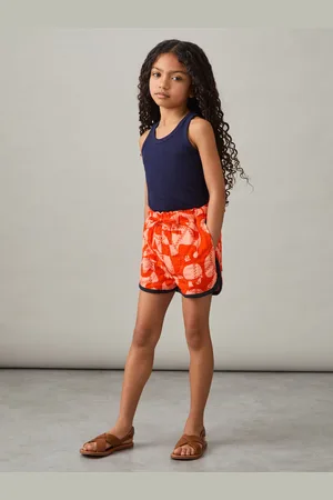 Reiss Josanna Cotton Graphic-Print Quilted Shorts