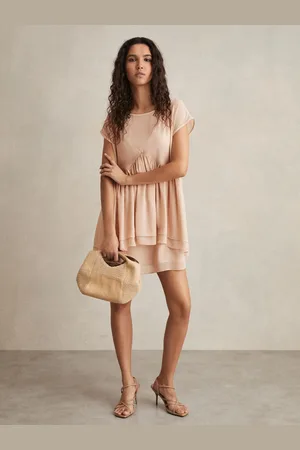 Reiss Minerva Tiered Mini Dress