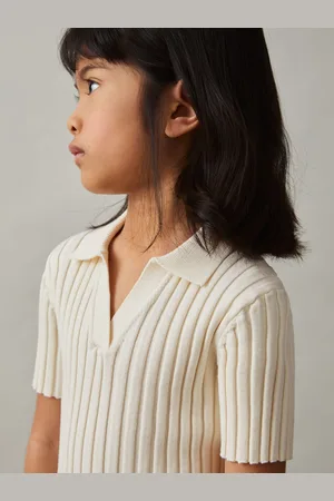 Reiss Poppy 4-9 yrs Rib Knit Polo Top