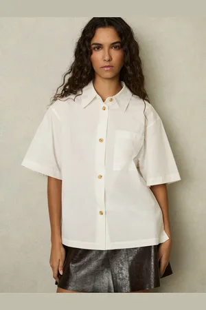 Reiss Jordan Cotton Short-Sleeve Shirt
