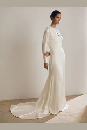 Reiss Clemence Atelier Duchess Satin Bridal Maxi Dress