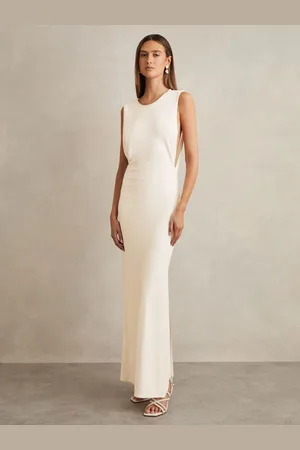 Reiss Milena Jersey Draped Bodycon Maxi Dress