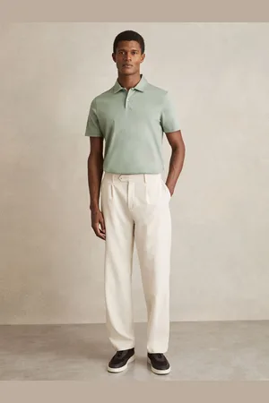 Reiss Earl Cotton Short-Sleeve Polo Shirt
