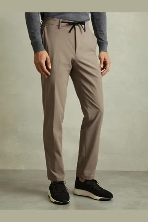 Reiss Split Technical Drawstring Trousers