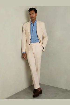 Reiss Kin Slim Fit Linen Trousers