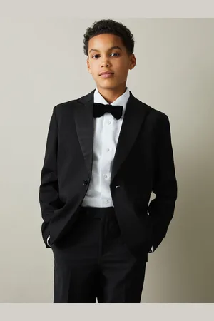 Reiss Knightsbridge Wool-Blend Single-Breasted Tuxedo Jacket