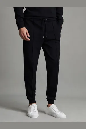 Reiss Premier Interlock Jersey Drawstring Joggers
