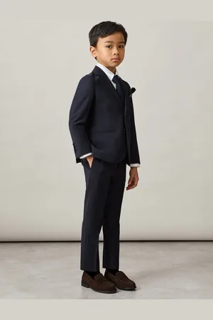 Reiss Hope 3-9 yrs Wool-Blend Single-Breasted Suit Blazer