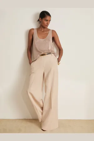Reiss Beckett Atelier Wide-Leg Woven Trousers