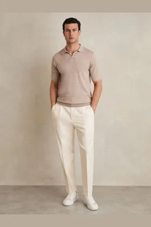 Reiss Brighton Relaxed Drawstring Trousers with Turn-Ups