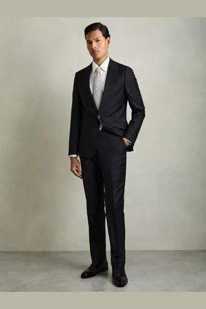 Reiss Oscar Wool-Blend Slim-Fit Suit Trousers