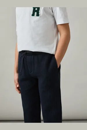 Reiss Bow 9-13 yrs Cotton-Blend Ribbed Drawstring Joggers