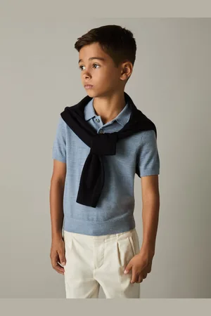Reiss Manor 3-9 yrs Merino Polo Shirt