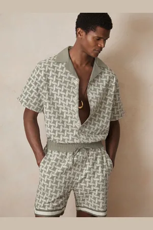 Reiss Corvo | Ch?? Embroidered-Motif Shirt