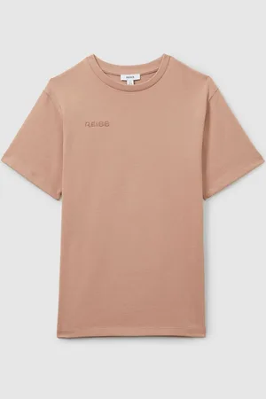 Reiss Camryn 13-14 yrs Cotton-Jersey Logo-Embroidered T-Shirt Dress