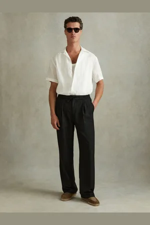 Reiss Arden Relaxed Twill Drawstring Trousers