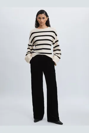 Paige Velvet Wide-Leg Trousers