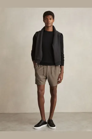 Reiss Newmark Textured Drawstring Shorts