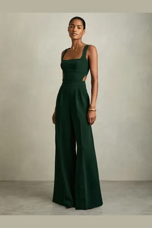 Reiss Dion Wide-Leg Cut-Out Jumpsuit