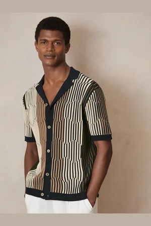 Reiss Andre | Ch?? Stripe-Intarsia Shirt