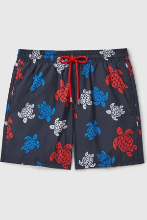 Vilebrequin Turtle Print Drawstring Swim Shorts