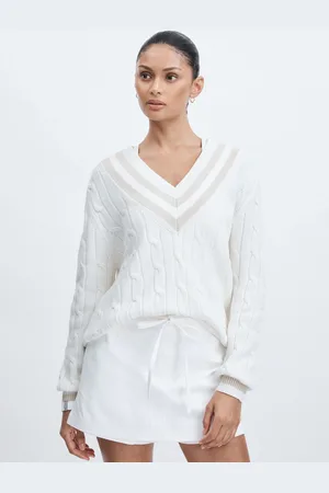 The Upside 100% Organic Cotton Cable-Knit Jumper
