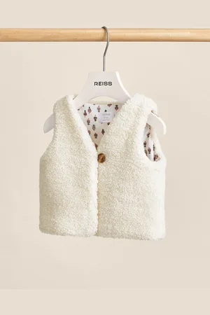Reiss Shai Lined Fleece Gilet