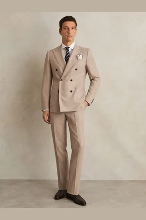 Reiss Venus Slim-Fit Wool-Blend Double-Breasted Suit Blazer